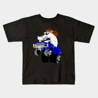 Blue Mustang!!! Kids T-Shirt